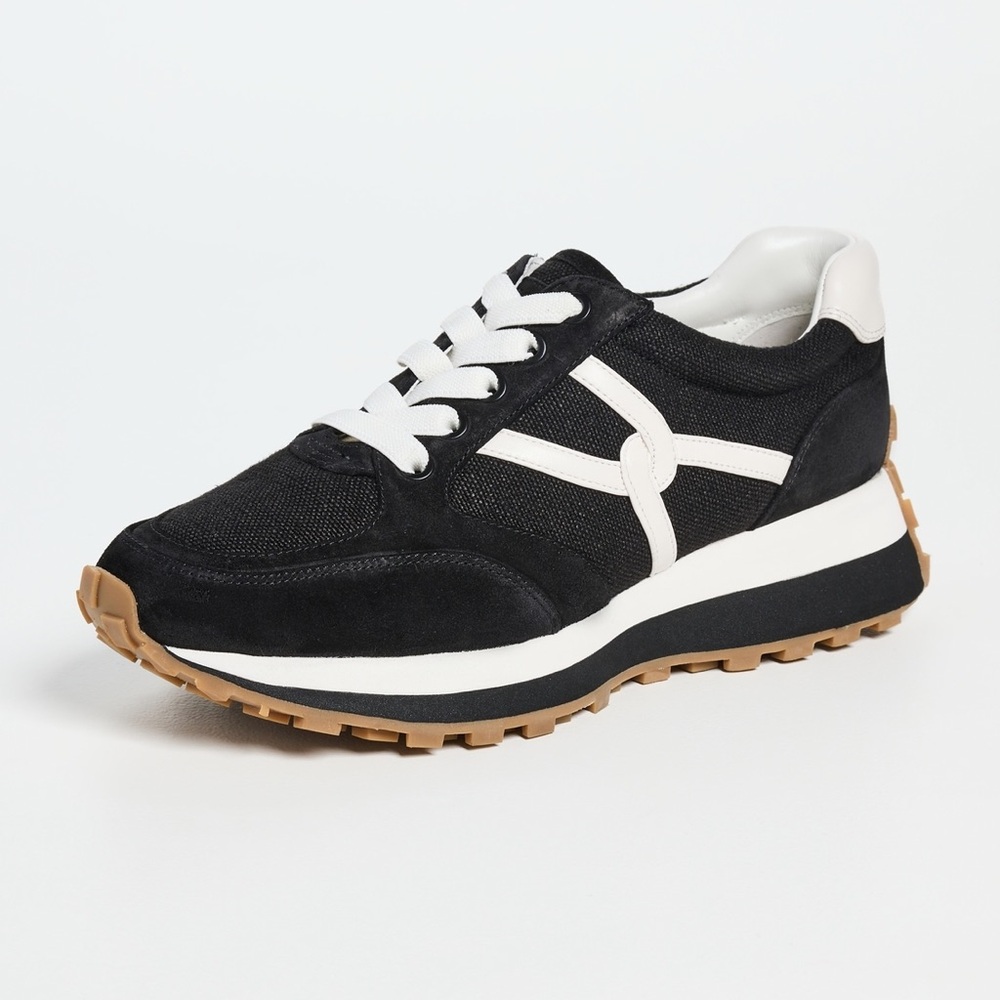 VERONICA BEARD Valentina Sneakers Black White 6.5 NWI